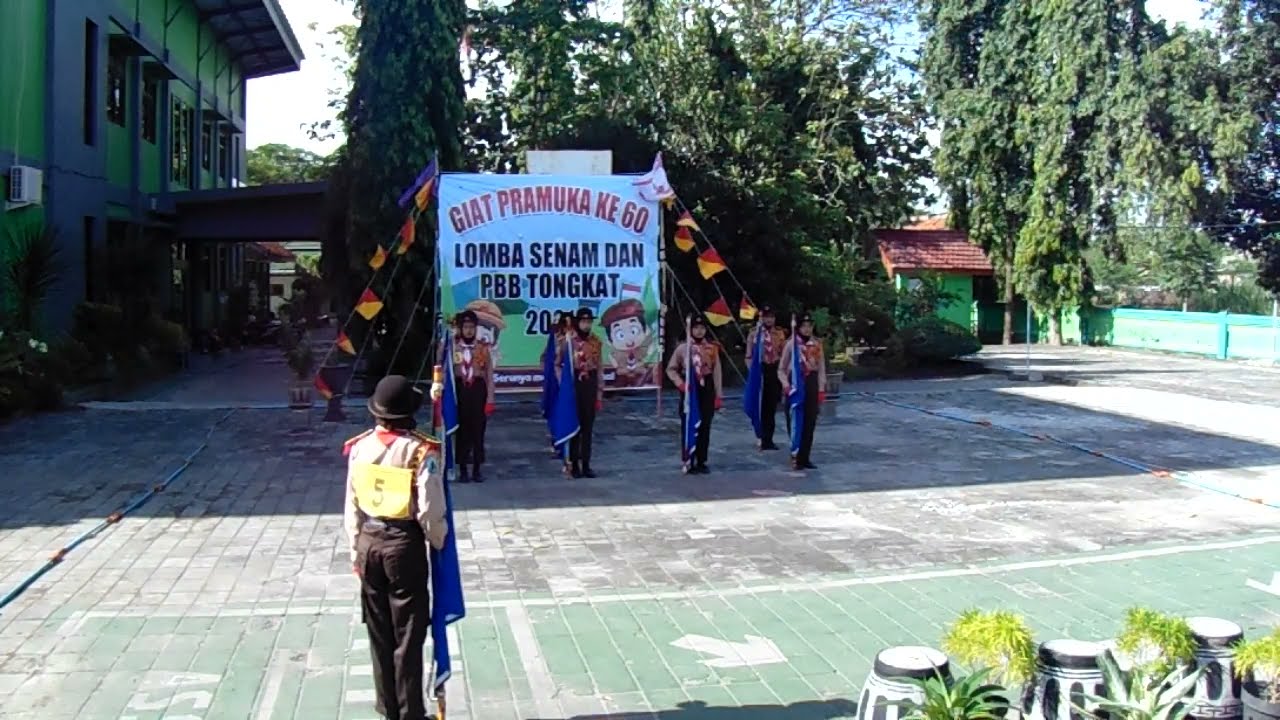 05. SMPN 2 BANGSAL - Lomba PBB Tongkat Gugus Depan