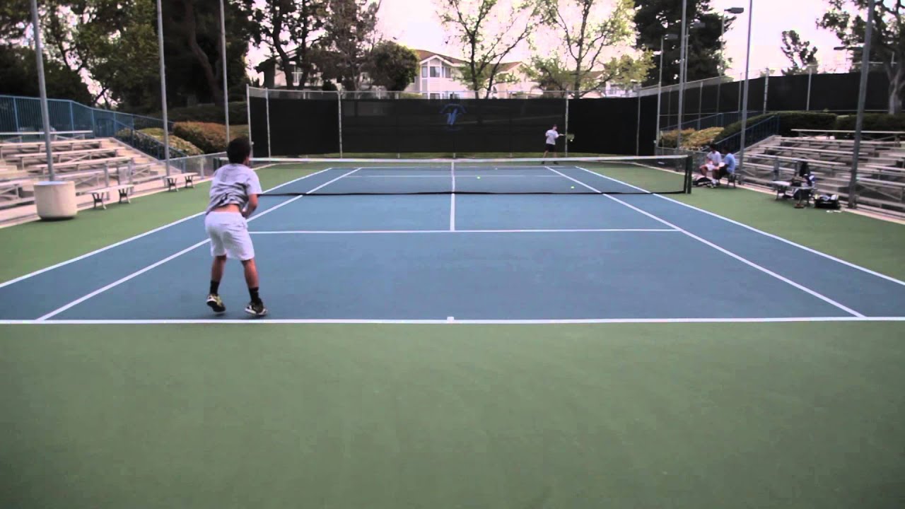 Woodbridge Varsity Tennis Hitting