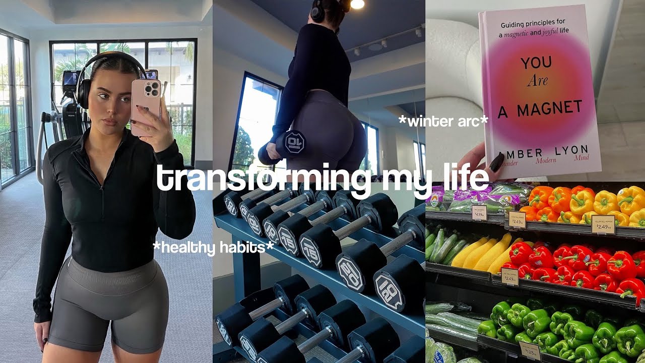 Transforming My Life in 30 Days | winter arc motivation, healthy habits, 30 hard, wellness diaries