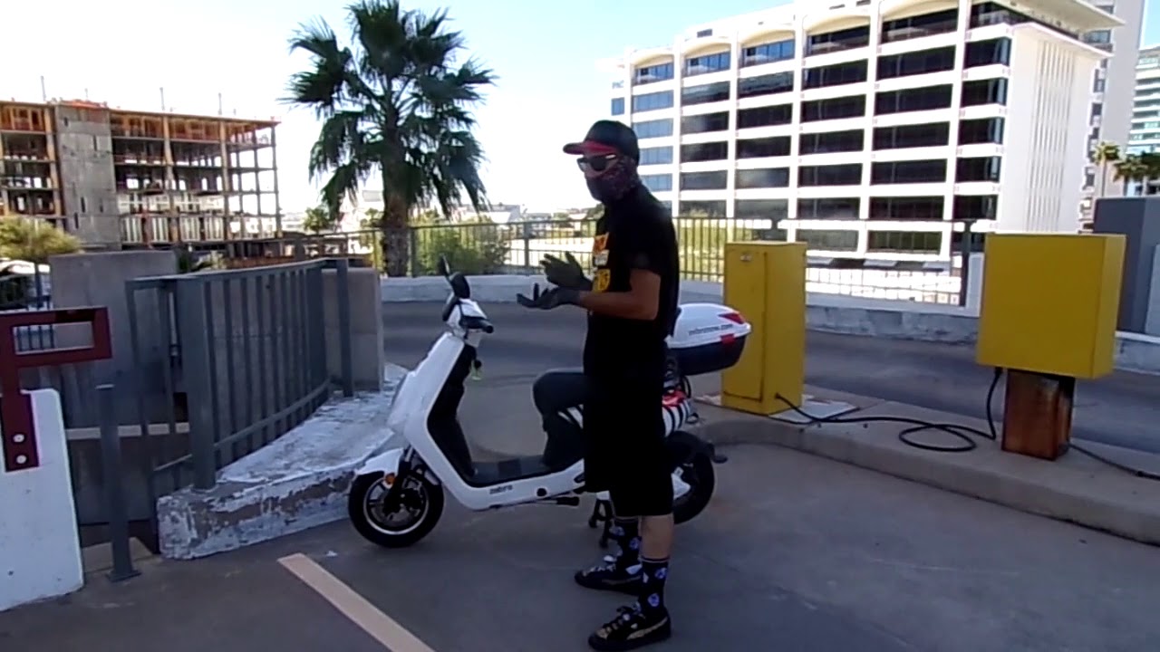 Zebra Electric Moped tips