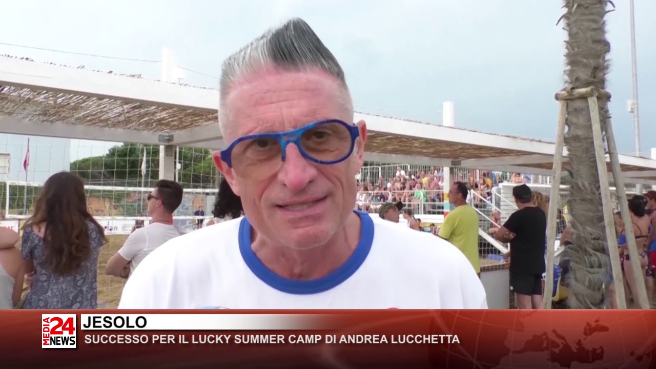 JESOLO - SUCCESSO PER IL LUCKY SUMMER CAMP DI ANDREA LUCCHETTA