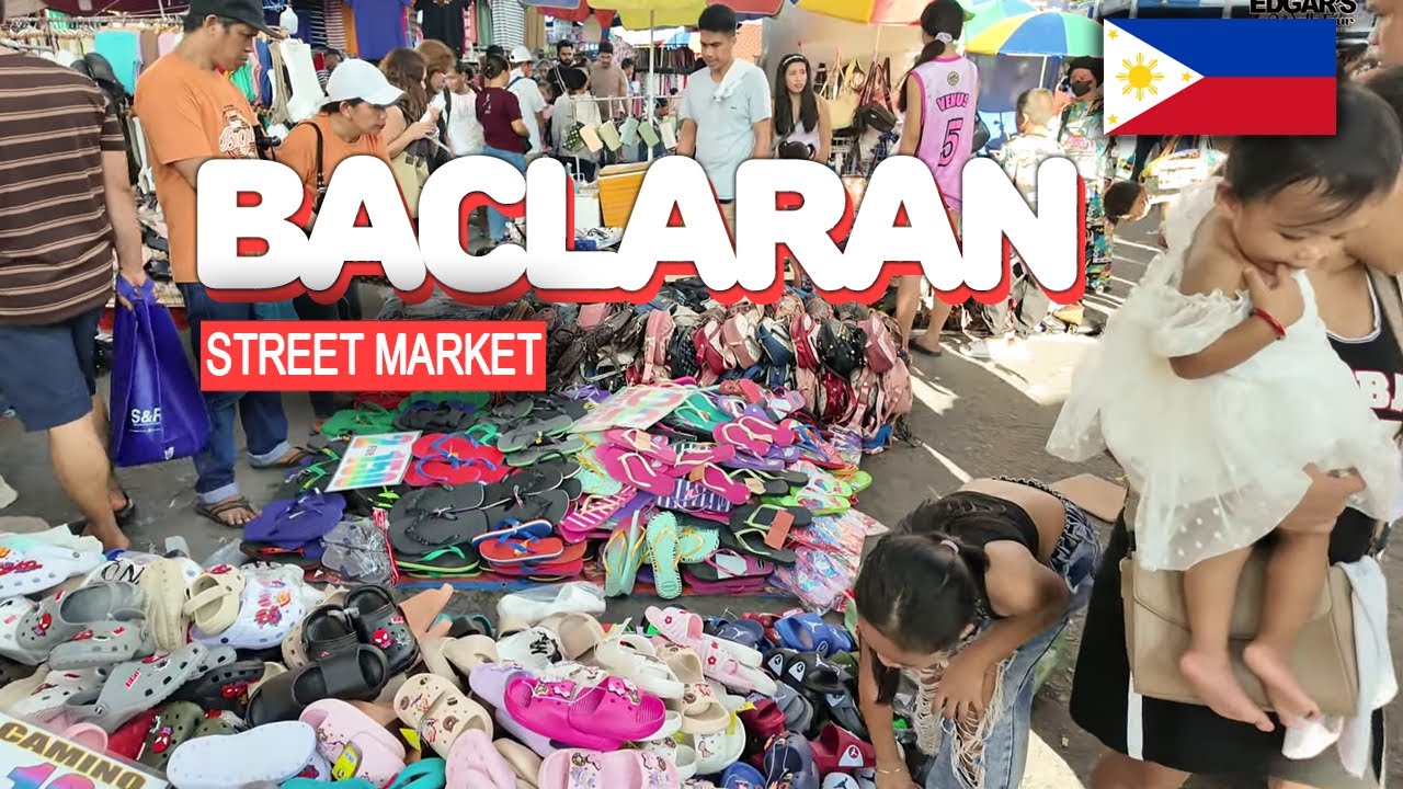 THE LEGENDARY OF BACLARAN STREET MARKET AND STREET FOOD Baclaran Metro Manila Philippines