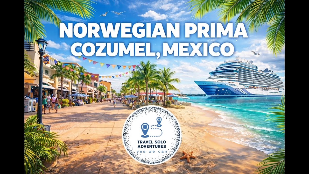 Norwegian Prima | Косумель, Мексика 🇲🇽 | Безумный шторм и продавцы повсюду!