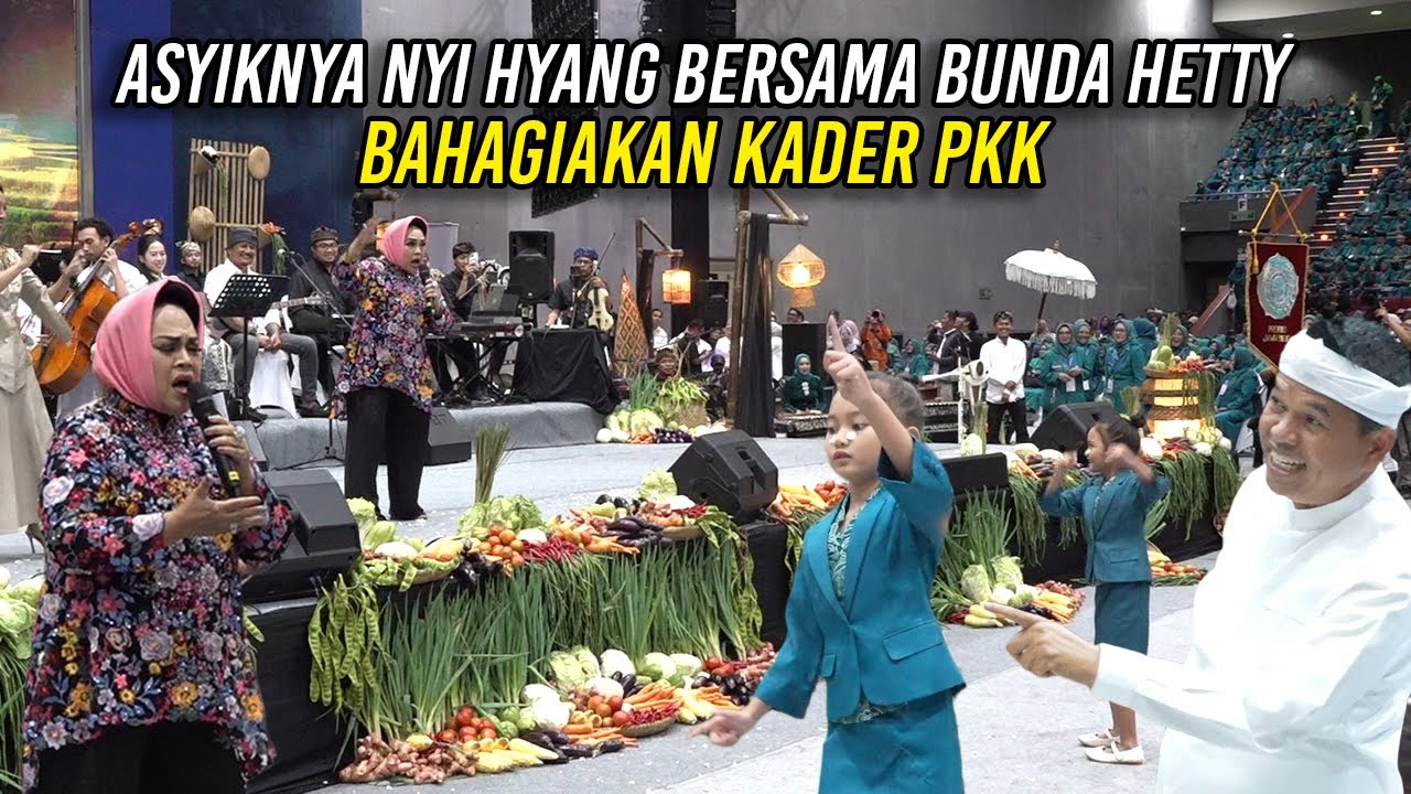 ASYIKNYA NYI HYANG BAHAGIAKAN KADER PKK BERSAMA BUNDA HETTY