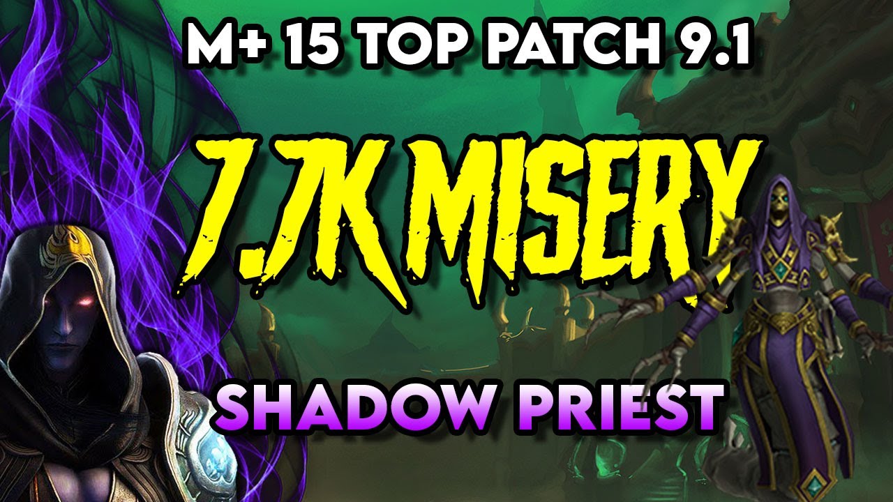 PATCH 9.1 Mythic Plus Shadow Priest ToP DPS POV M+ 15 SPriest Theatre of Pain
