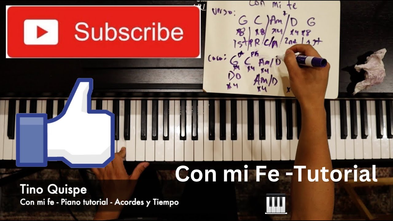 Con mi fe - Acordes y Tiempo - Piano Tutorial