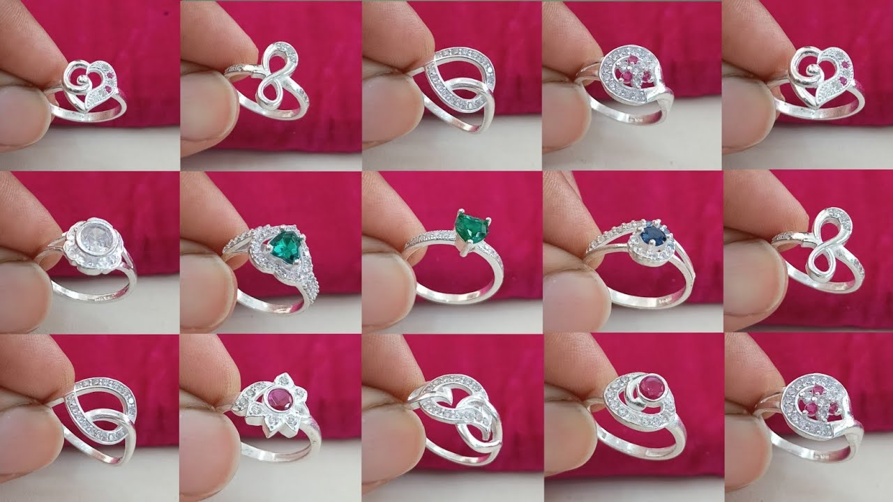 Latest Silver Ring चांदी की सबसे Special अंगूठी की Designs With Price 2025  new silver ring designs 