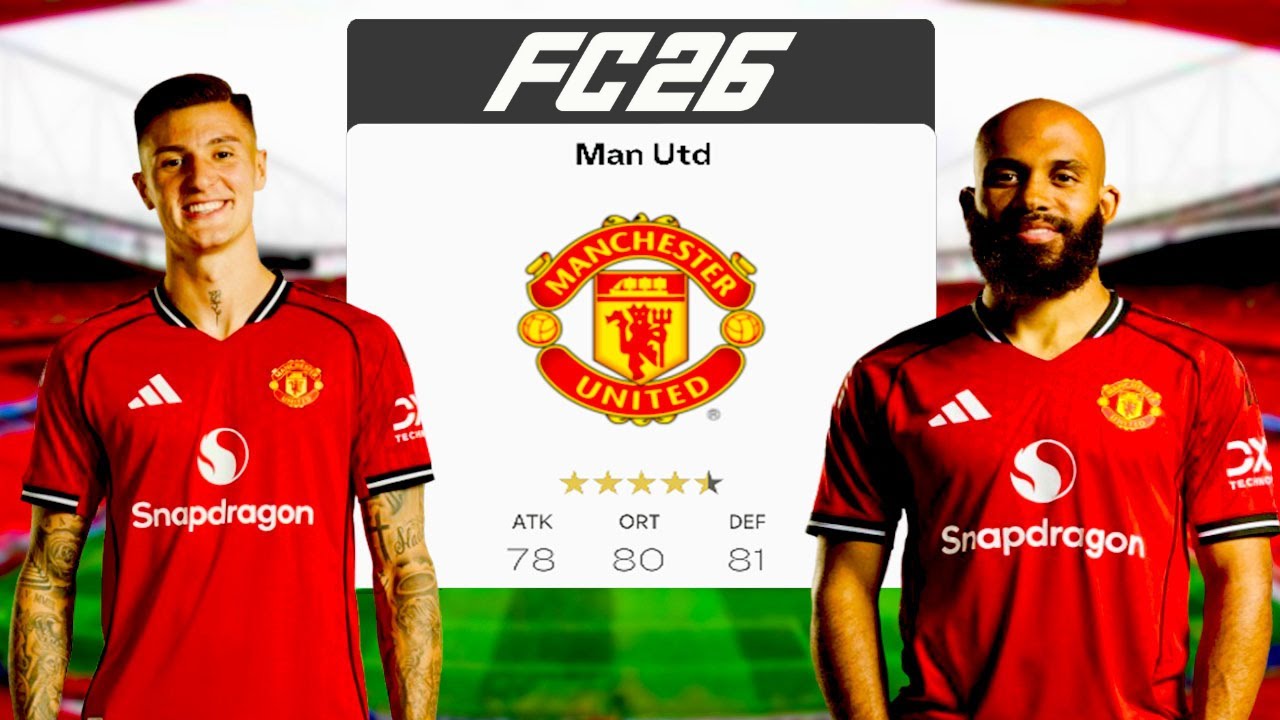 MANCHESTER UNİTED'I KURTARIYORUZ | EA FC 26 MANCHESTER UNİTED REBUİLD