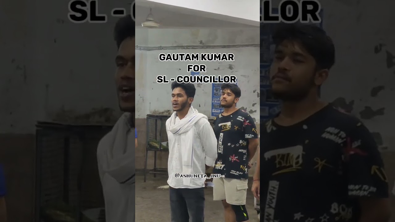 independent candidate for the SL councillor post #jnu#jnusu#election#delhi #university