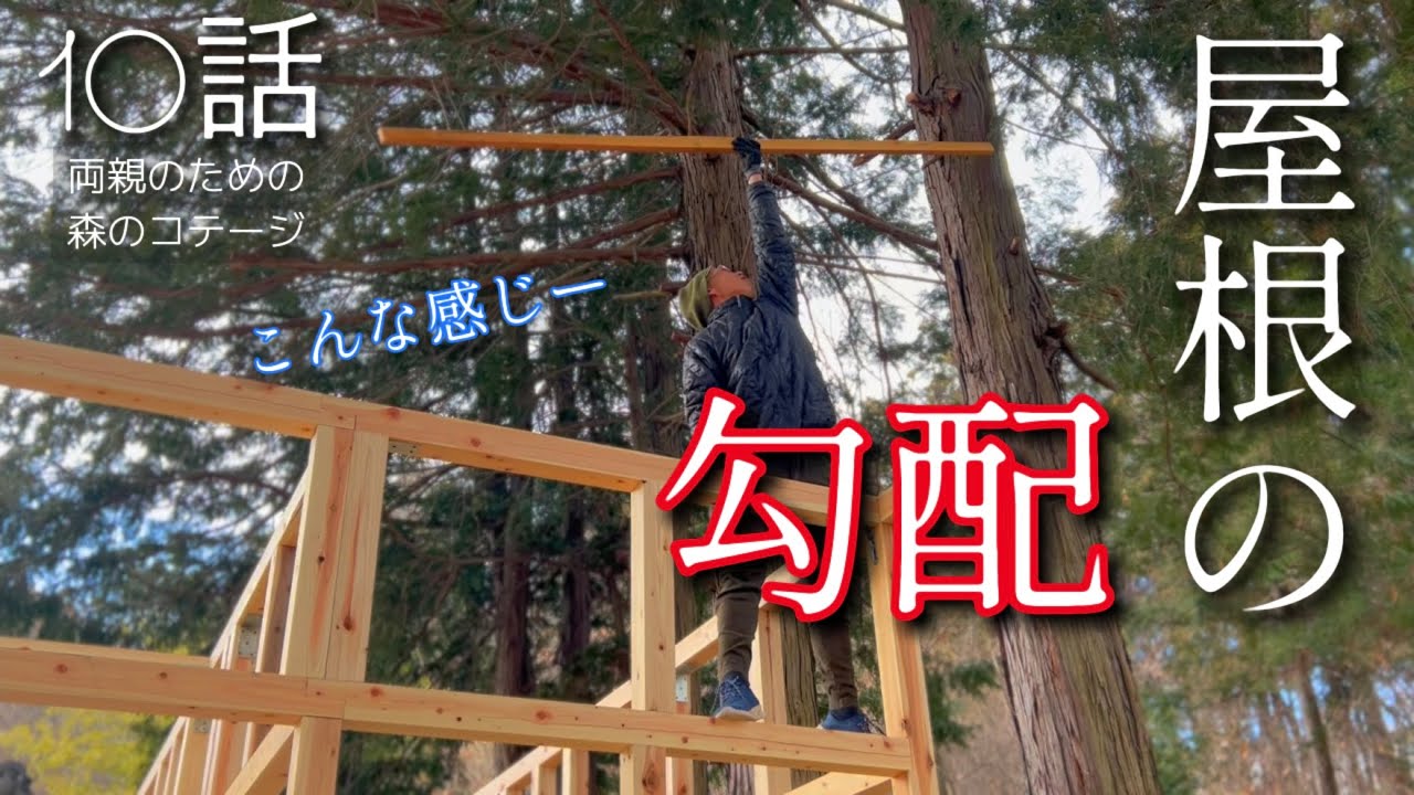 10話【物置小屋を森のコテージに大改造】テンションだだ下がりいつまで続く地味な作業/大雪への備え/親の心子知らずモズ子