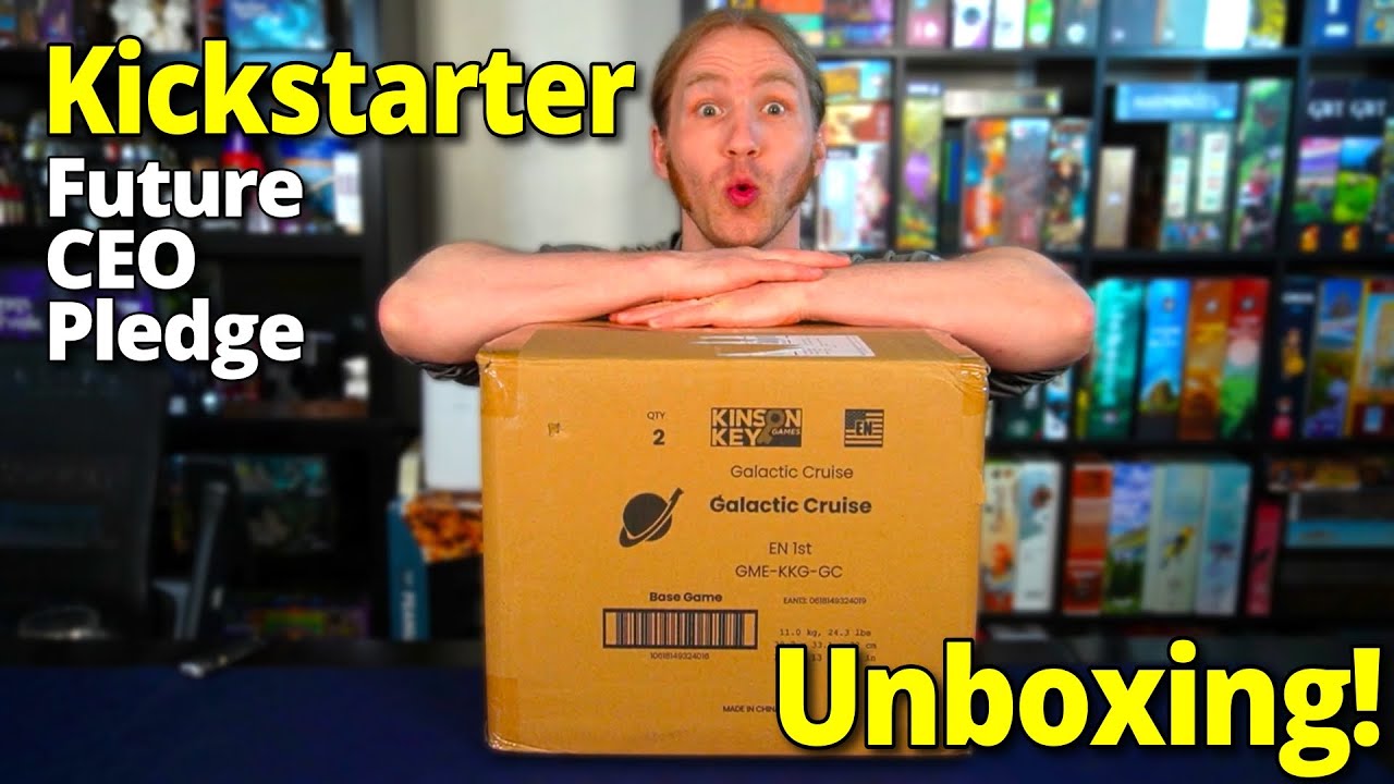 Galactic Cruise Kickstarter Future CEO Pledge Unboxing