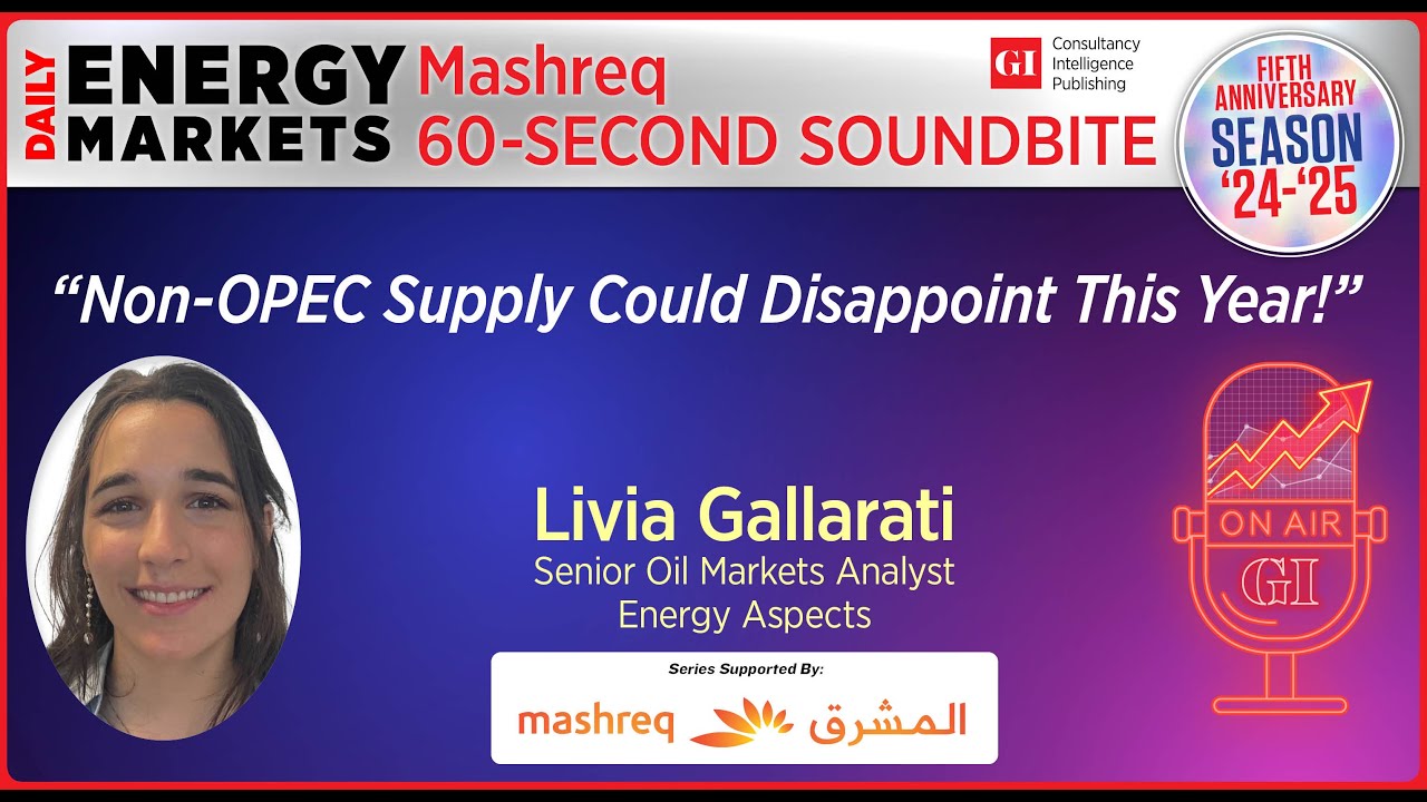 Daily Energy Markets - Mashreq 60 - Second Soundbite