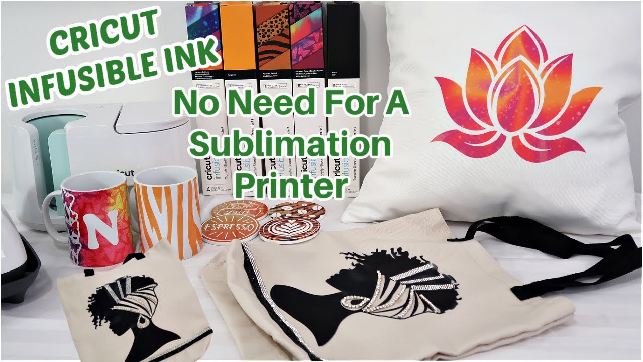 CRICUT INFUSIBLE INK SHEETS ARE THEY GOOD FOR SUBLIMATION DESIGN? NO NEED FOR A SUBLIMATION PRINTER!