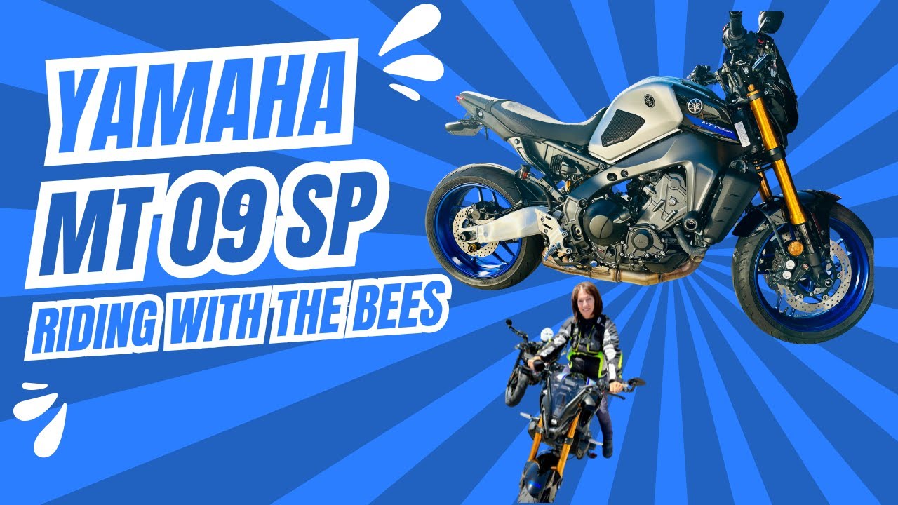Riding my Yamaha MT09 SP with the Bees
