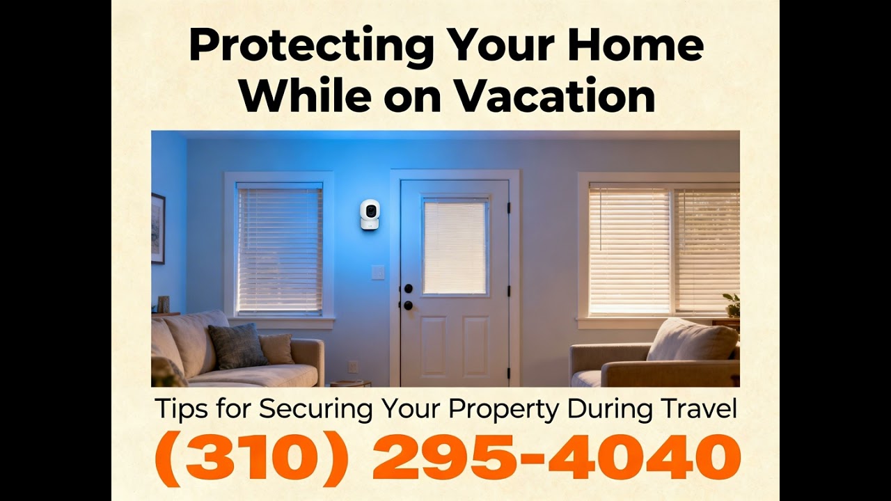 Protecting Your Home While on Vacation | Locksmith in Los Angeles