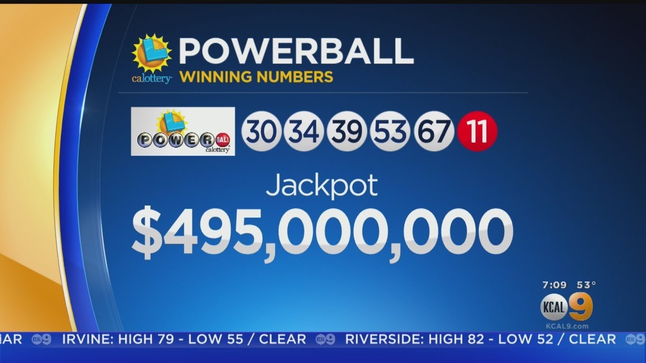 Wednesday's Powerball Jackpot Set To Increase To At Least $550 Million