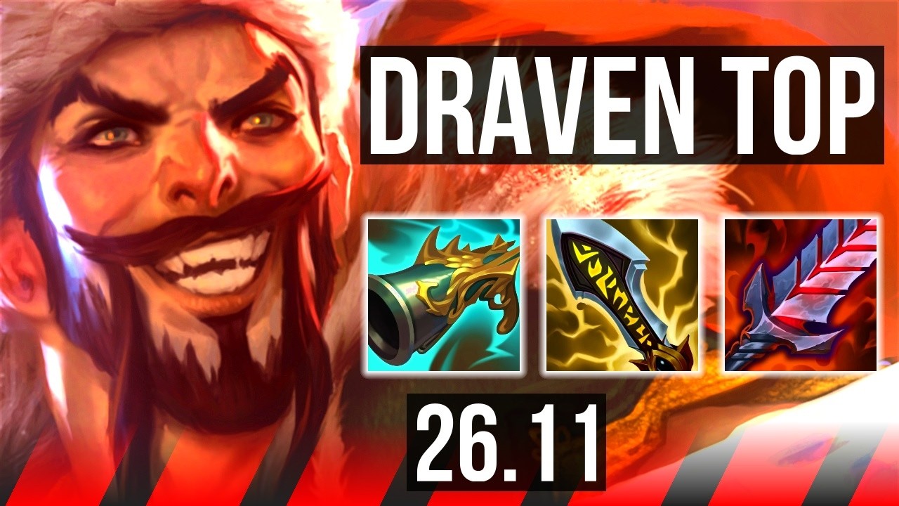 DRAVEN vs RIVEN (TOP) | Good KDA: 15/1/2 | EUW Diamond | 26.11