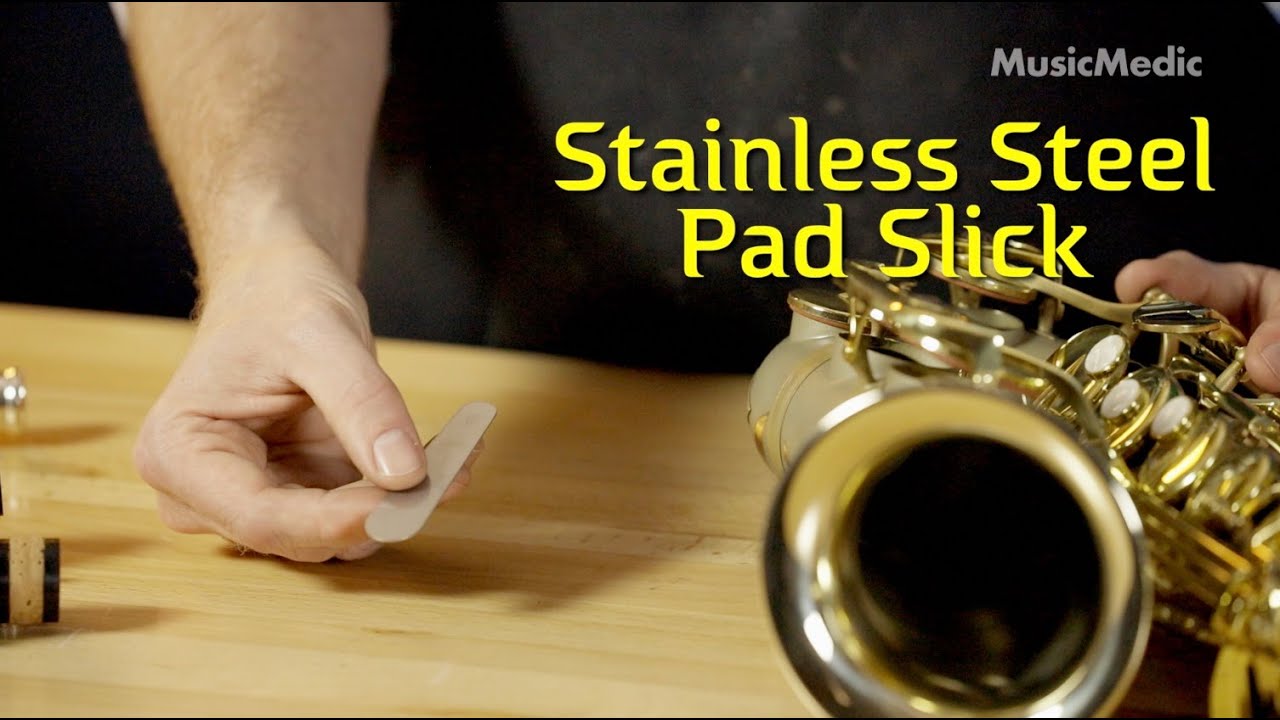 Stainless Steel Pad Slick. Basic Tools for Woodwind Repair #saxophone #flute #clarinet #bassclarinet