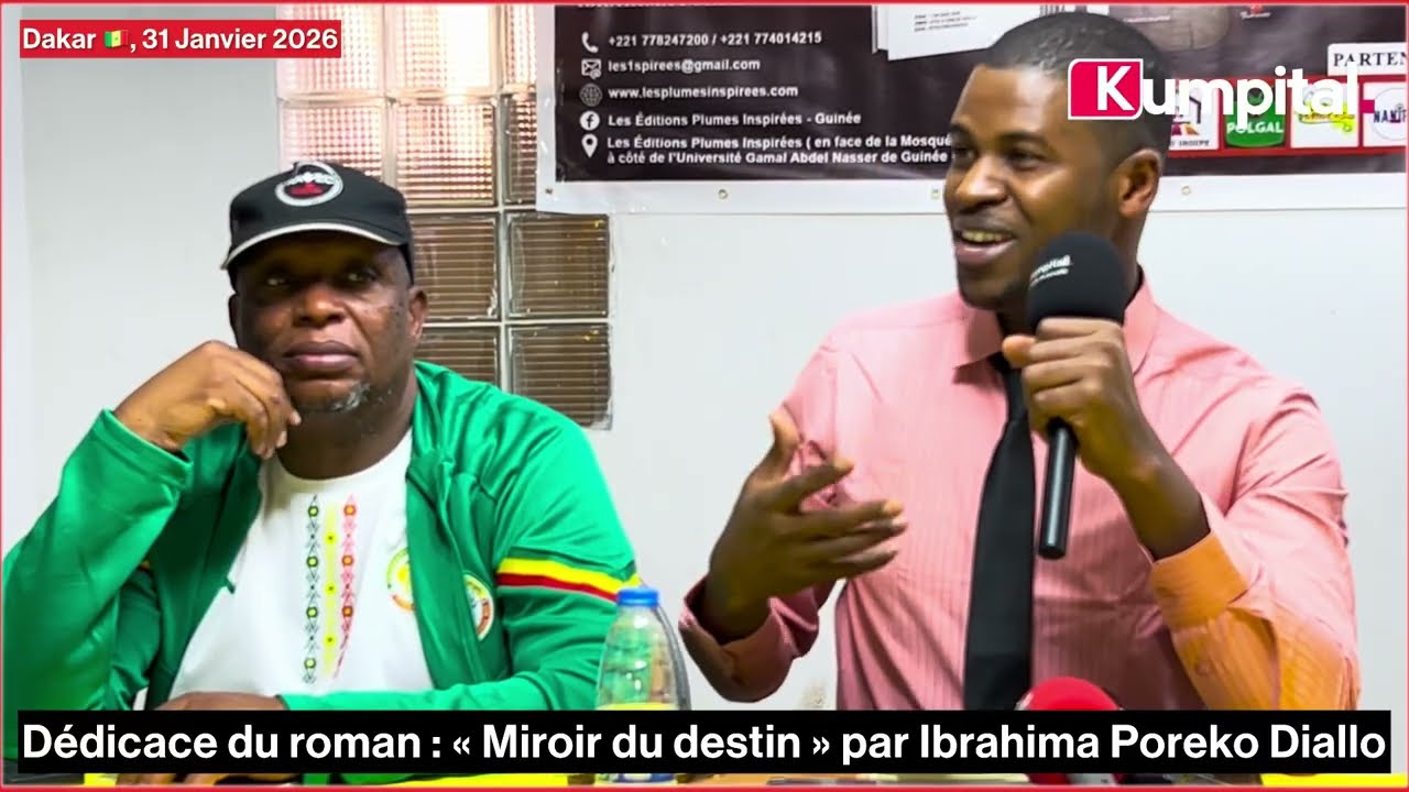 Dakar 🇸🇳 – Présentation du livre Miroir du destin par Ibrahima Poreko Diallo 🇬🇳