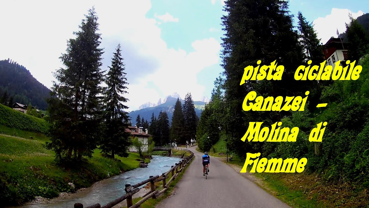 Pista ciclabile  Canazei - Molina di Fiemme movie