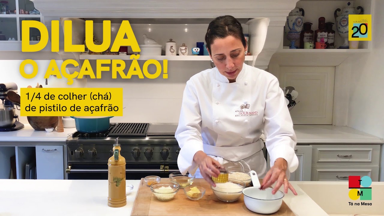 Risoto alla Milanese - Tá na Mesa