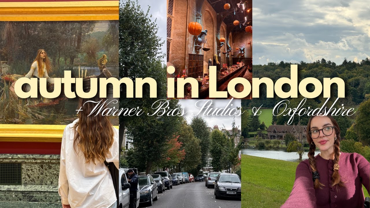 🍂 Autumn in London Vlog | Exploring Hampstead Heath, East London + Oxford & Cotswolds