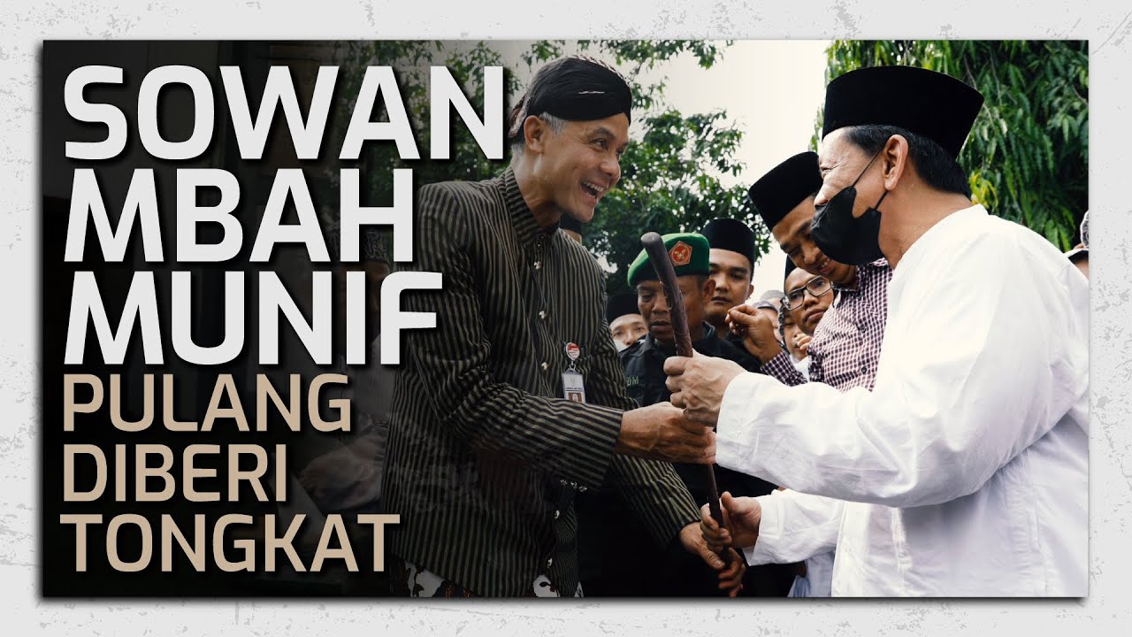 ARTI DI BALIK TONGKAT PEMBERIAN MBAH MUNIF