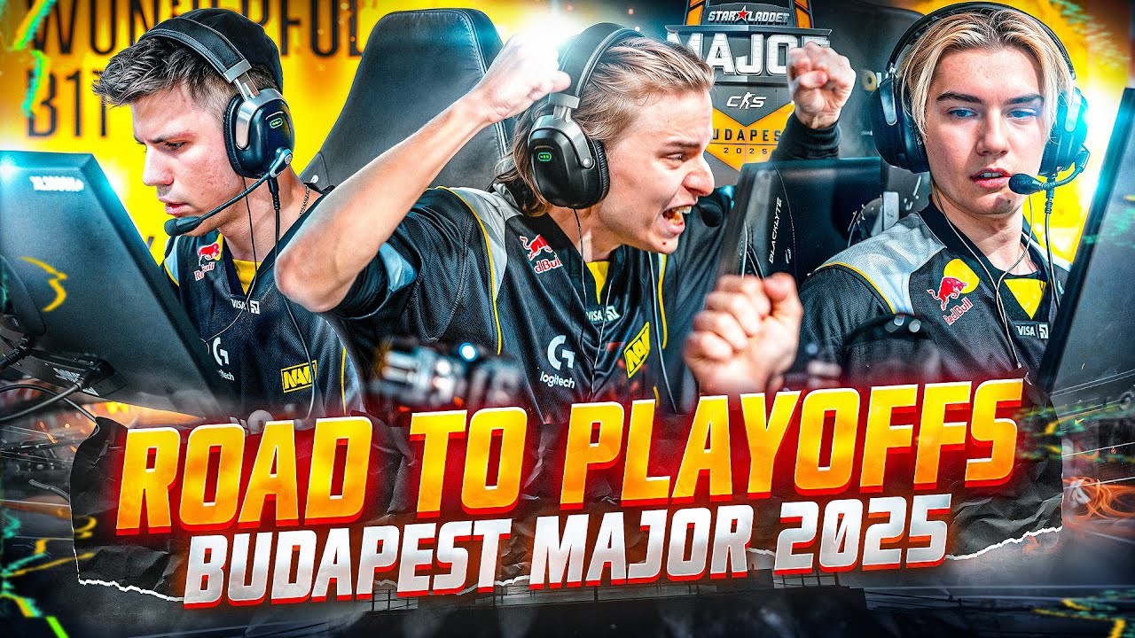 We Qualified for the Playoffs at Starladder Budapest Major 2025 | NAVI CS2 Vlog