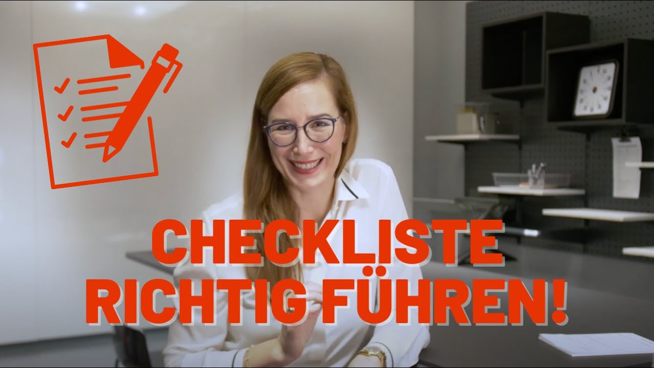 Checklisten richtig f&uuml;hren: So f&uuml;hrst du Standards richtig ein und sparst jede Menge Zeit.