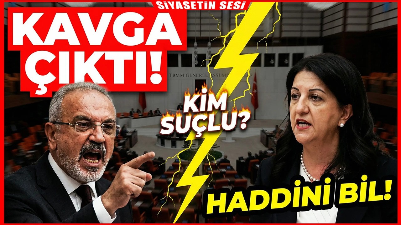 Meclis'te Yumruklar Konuştu! DEM Parti Ve İYİ Parti Birbirine Girdi! Ortalık Fena Karıştı!