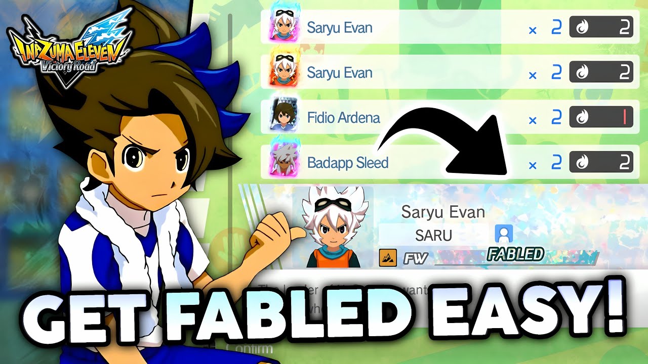 The EASIEST WAY TO GET *FABLED CHARACTERS* In Inazuma Eleven Victory Road!🤩