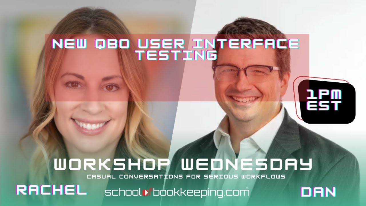 New QBO User Interface Testing