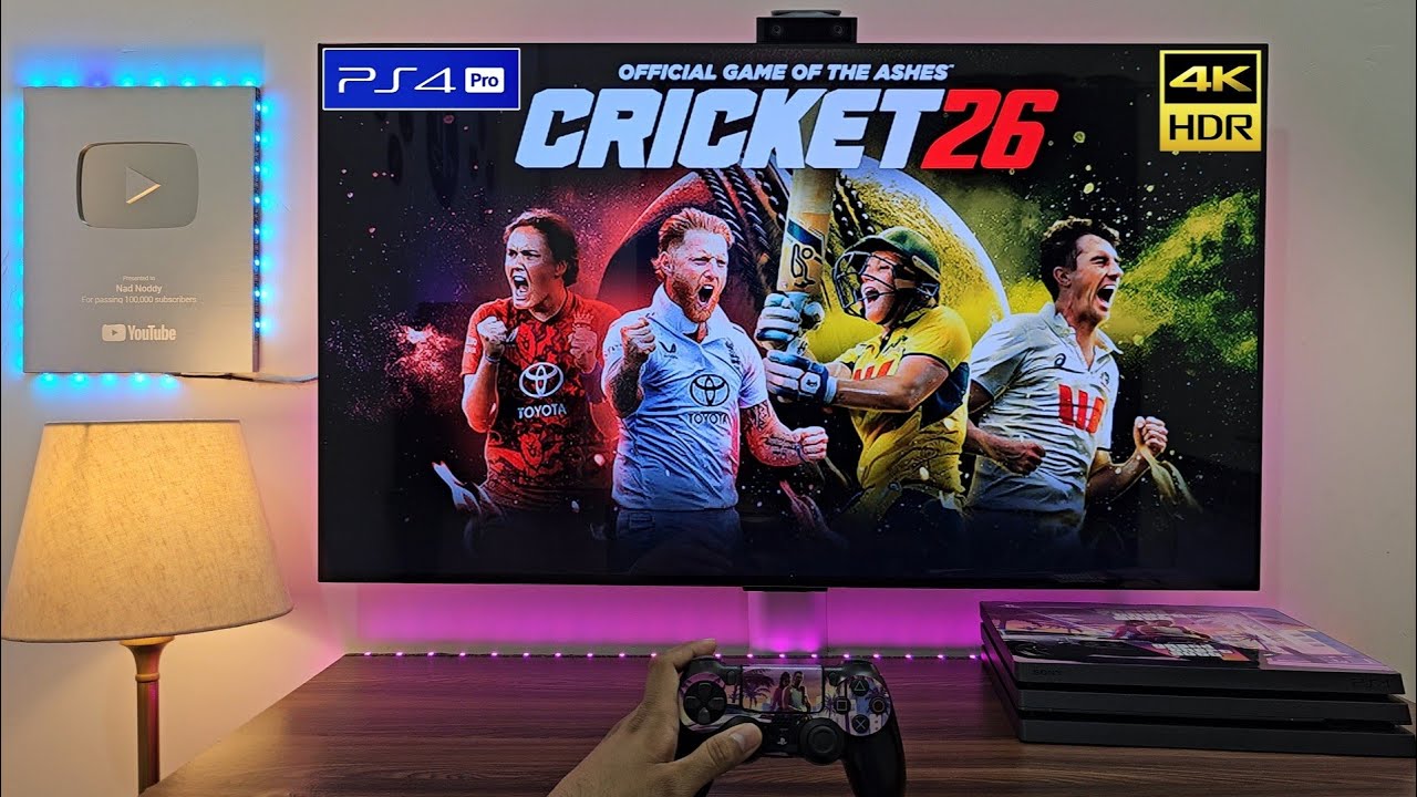 Геймплей Cricket 26 (PS4 PRO) 4K HDR 60FPS
