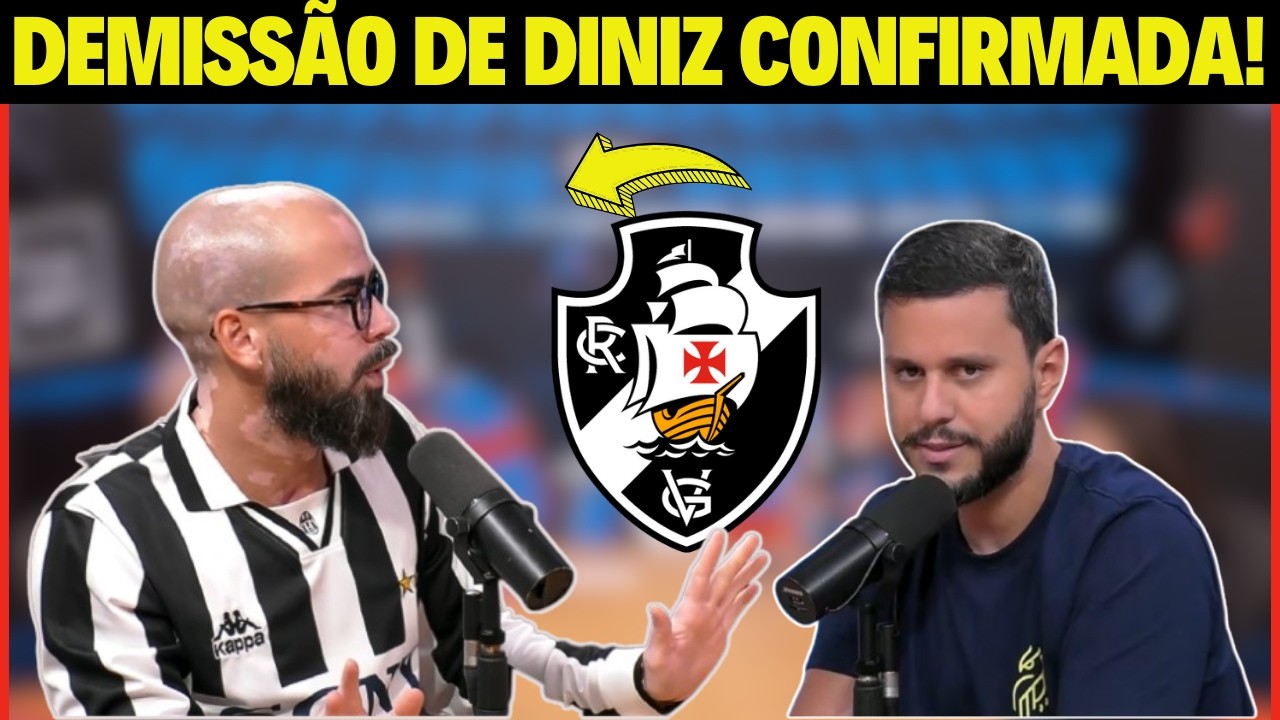JORNALISTAS DETONAM FERNANDO DINIZ E DEMISSÃO É CONFIRMADA! NOTÍCIAS DO VASCO HOJE!