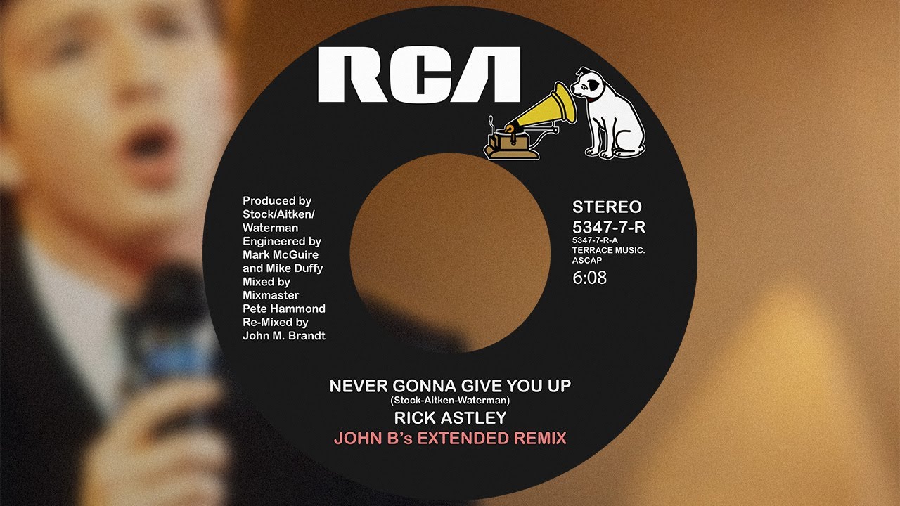 Rick Astley - Never Gonna Give You Up - John B's Extended Remix 2024