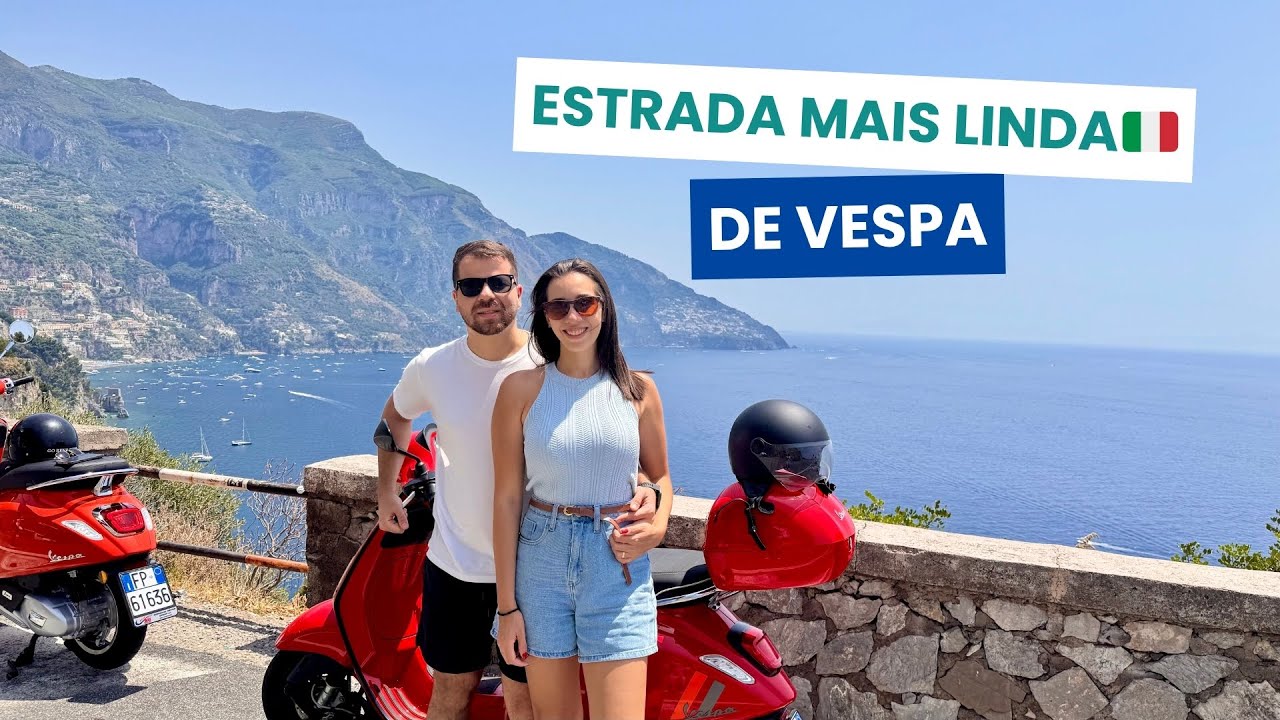 O que ninguém te conta sobre a Costa Amalfitana de Vespa! 🇮🇹