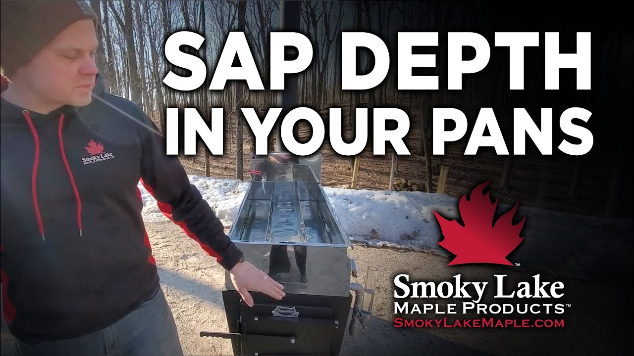 Backyard Evaporator Set Up - Filling the Pans with Sap