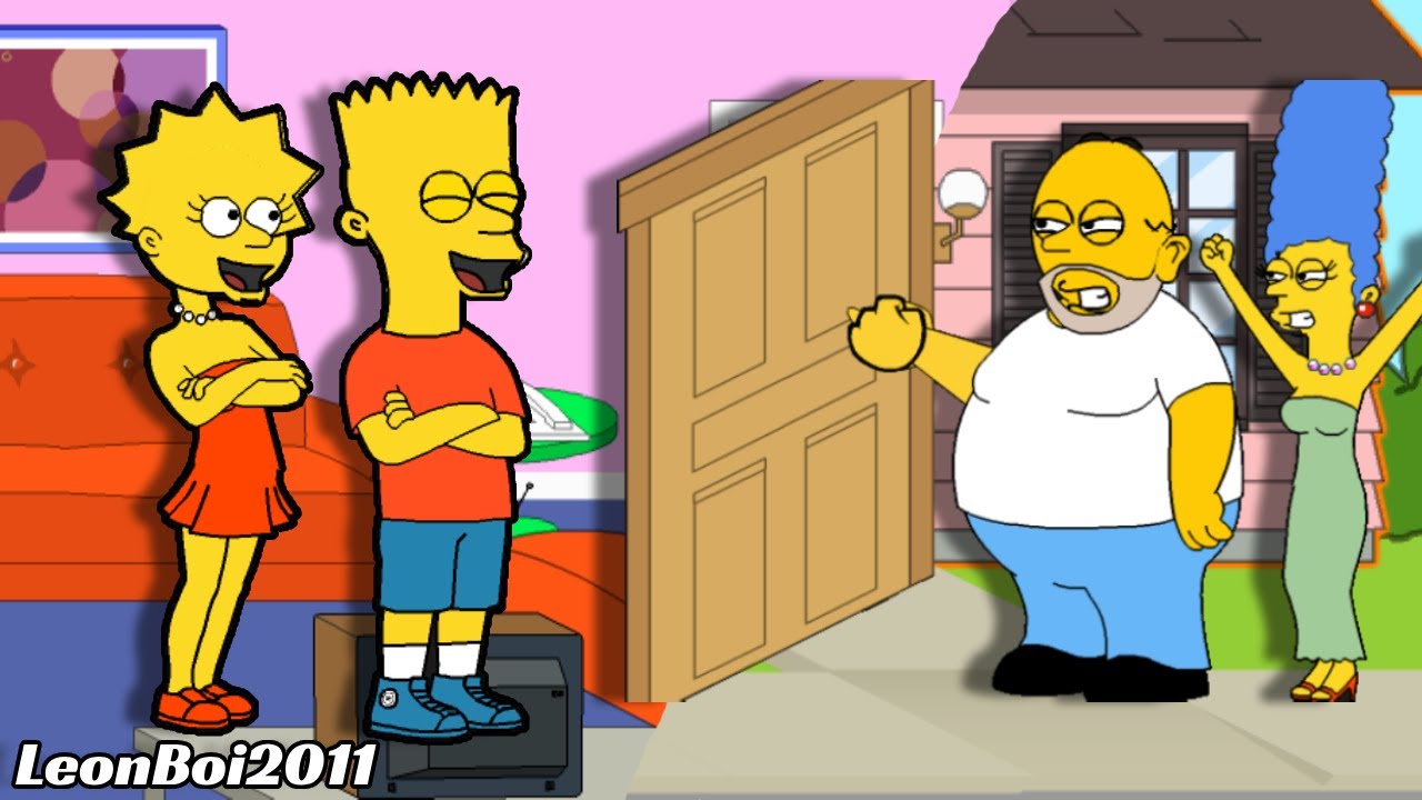 Bart and Lisa locks out their Parents