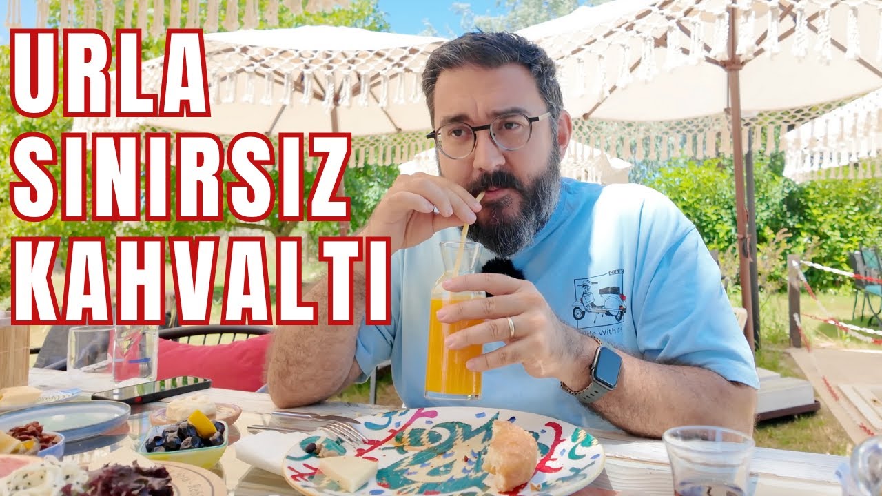 URLA'DA KAHVALTININ FİYATINA İNANAMAYACAKSIN! 😱 Filozof Kahvaltı'da Havuz Başında Pişi ve Sucuk!