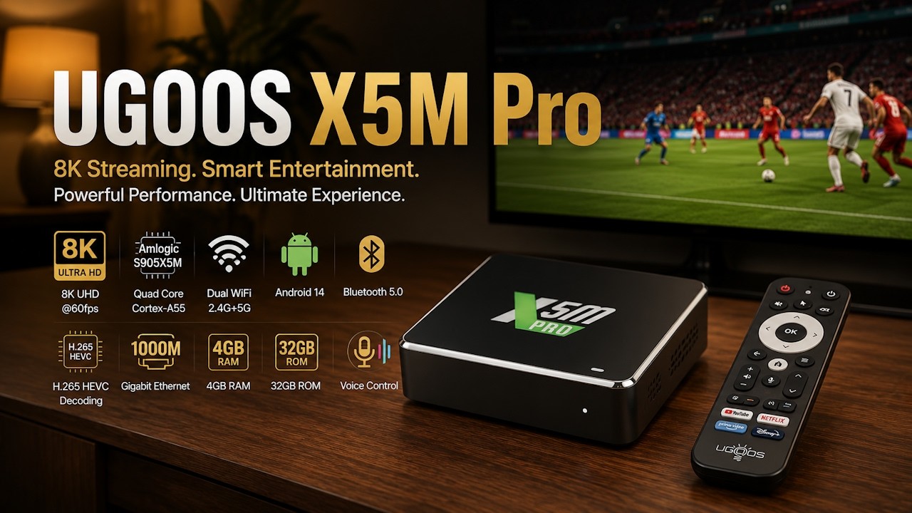 Ugoos X5M Pro &mdash; эти Android TV-приставки действительно лучшие!!!