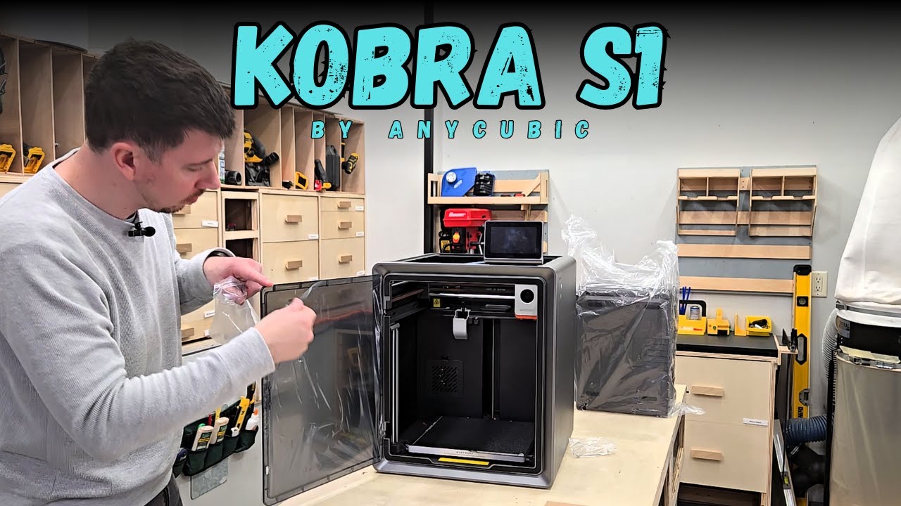 Anycubic Kobra S1 Combo Unboxing and First Print: A Maker's Perspective - Unsponsored