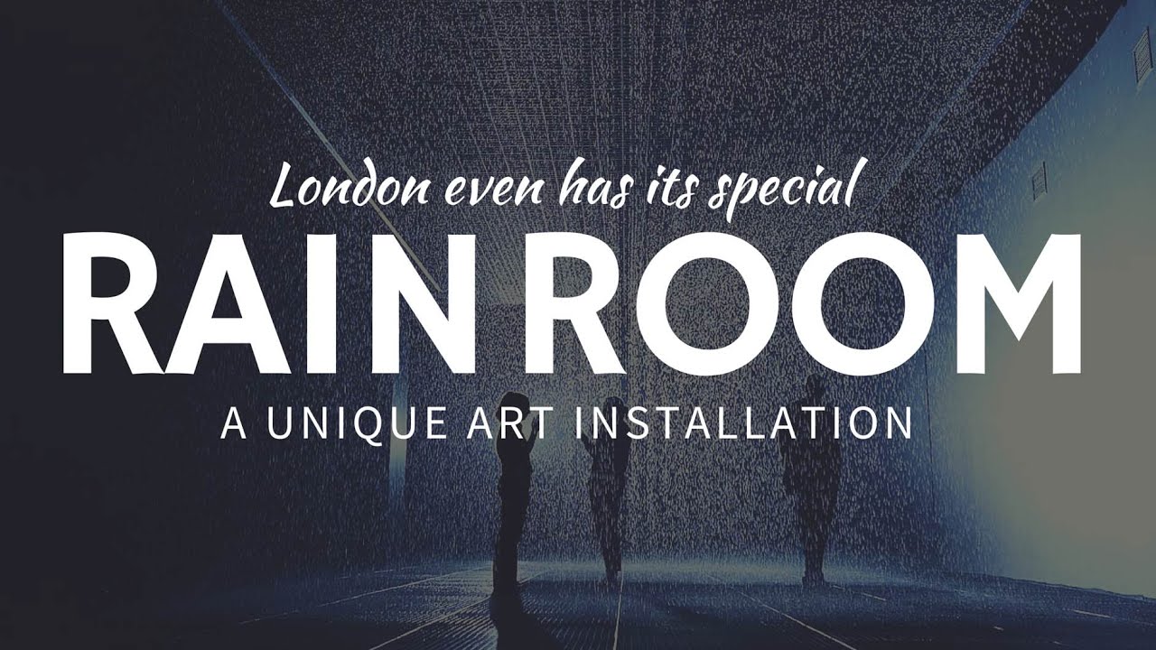 RAIN ROOM &ndash; art installation with awesome hi-tech features in London