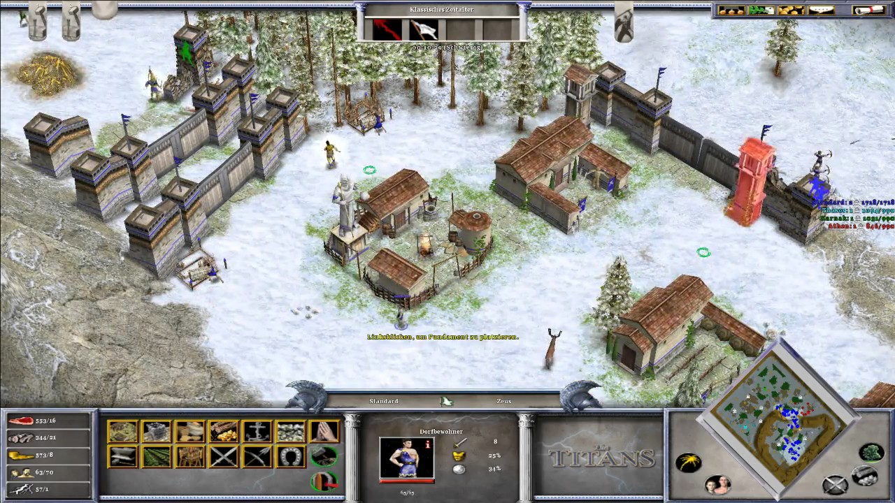 Age of Mythology 1 vs 3 Hard CPU challenge