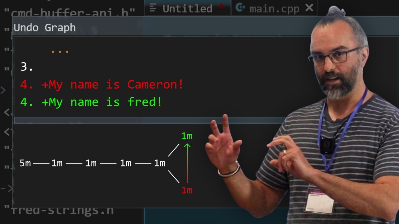 A text editor that uses C for everything // Cameron DaCamara (Handmade Network Expo 2026)