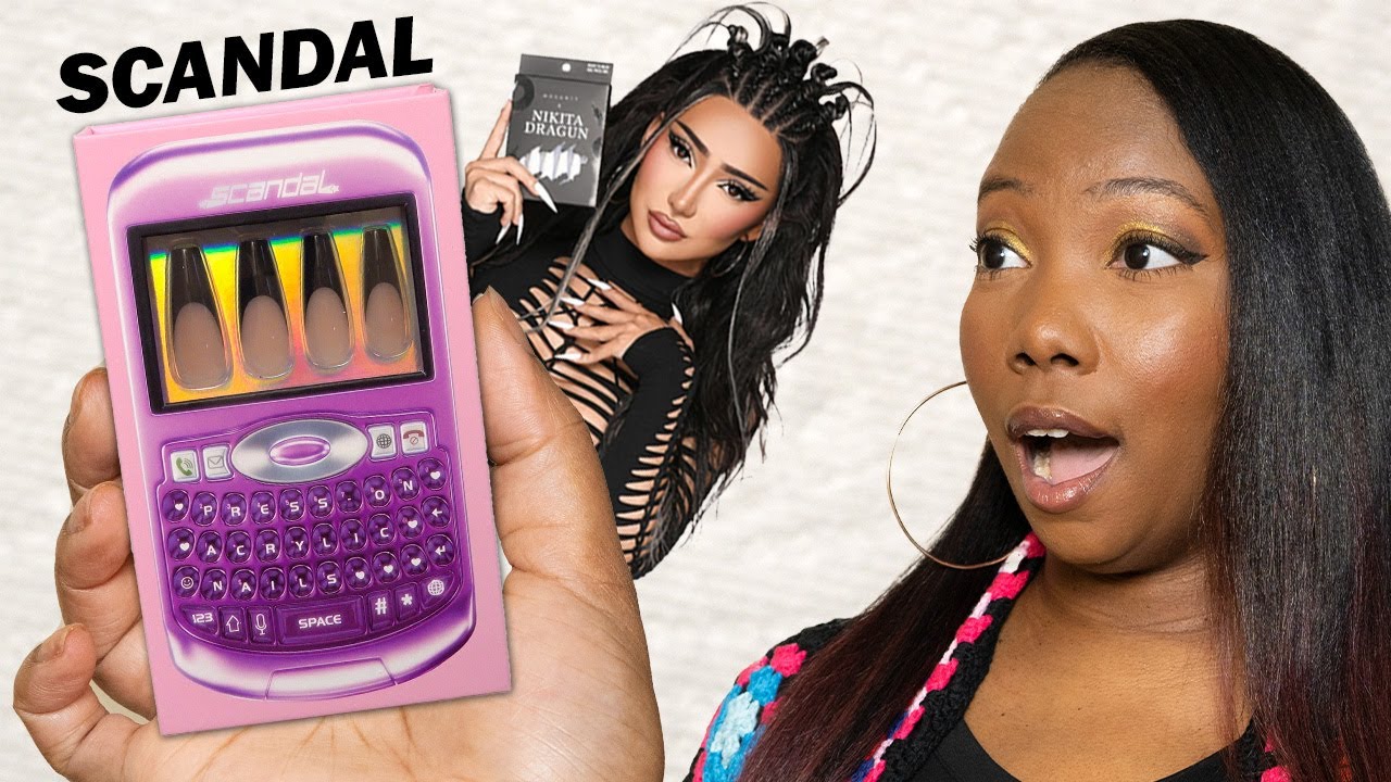 I Wore Press On Nails for a Week - Scandal Beauty VS Nikita Dragun