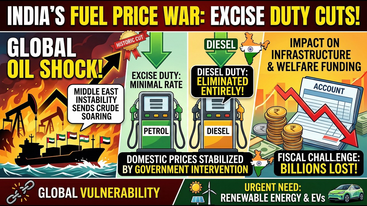 India&rsquo;s Fuel Crisis: Why the Government Cut Taxes to Zero