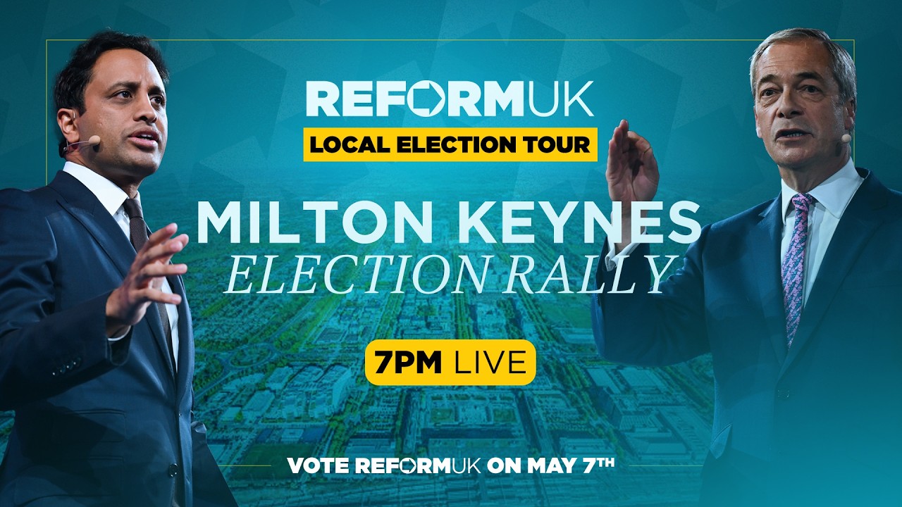 WATCH: Reform UK Local Election Tour | Milton Keynes