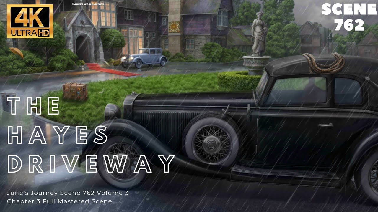 June's Journey Scene 762 Vol 3 Ch 3 The Hayes Driveway *Full Mastered Scene* 4K