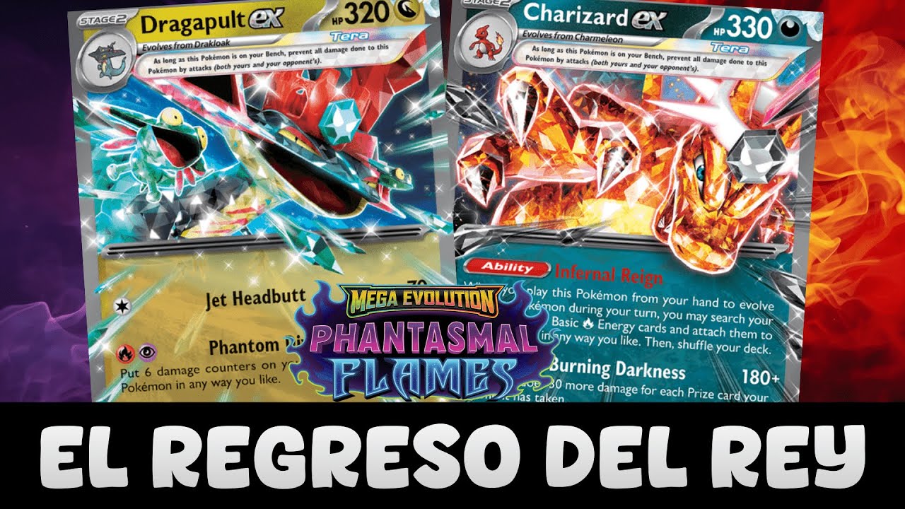 EL REGRESO DEL REY 👑🔥 | Dragapult Charizard ACTUALIZADO | Phantasmal Flames | Pokémon TCG