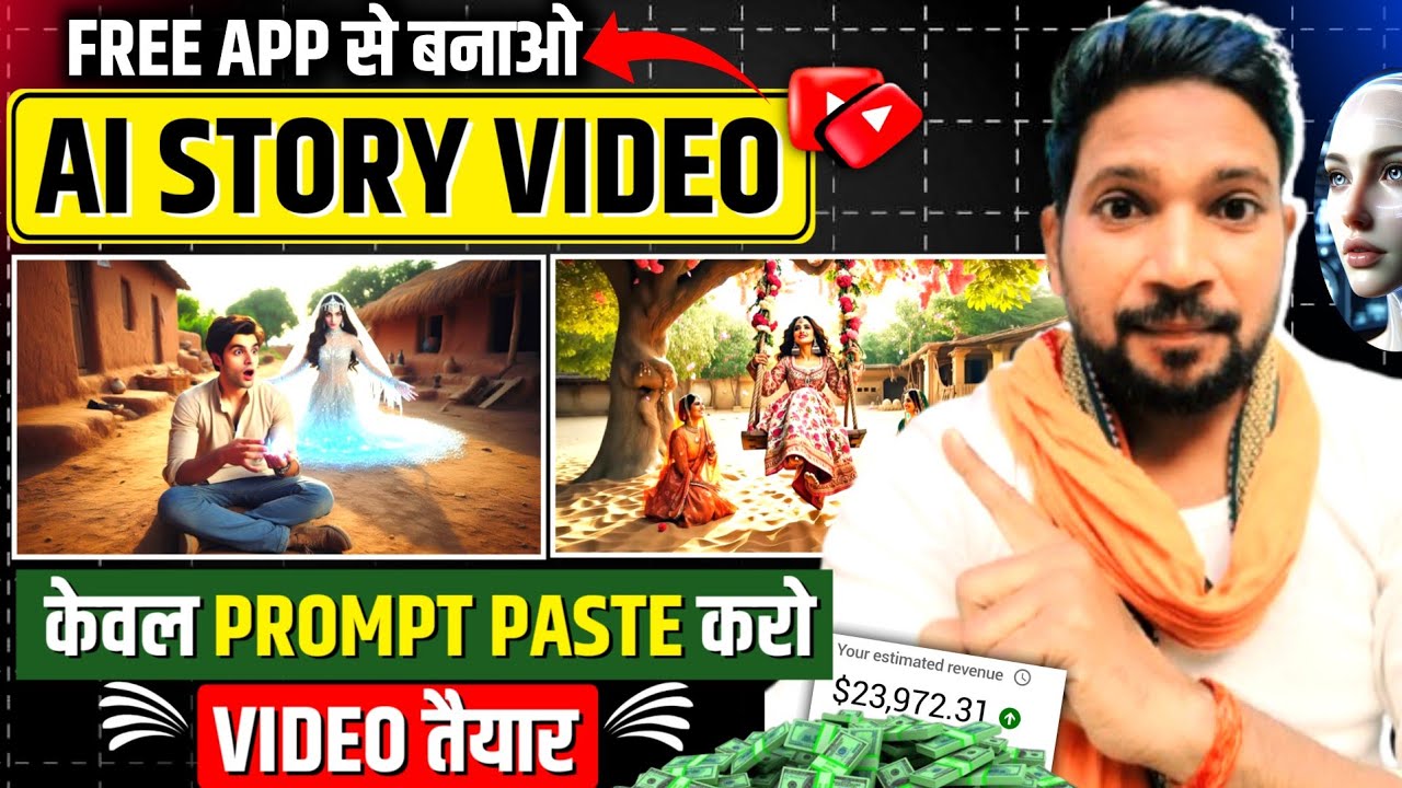 💸AI STORY VIDEO FREE में कैसे बनाएं😱|ai video kaise banaye|ai video kaise banaye mobile se|ai video